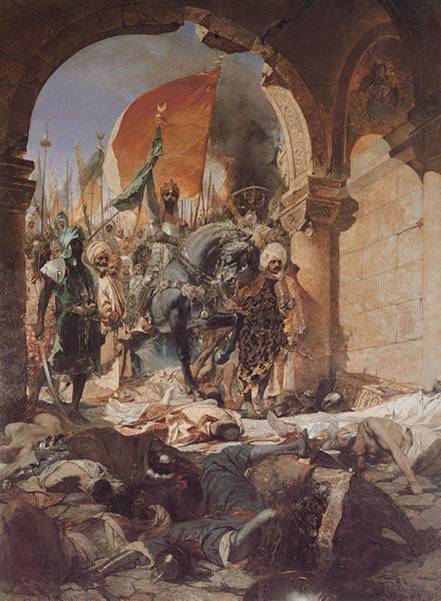 Entrée de Memed II dans Constantinople .